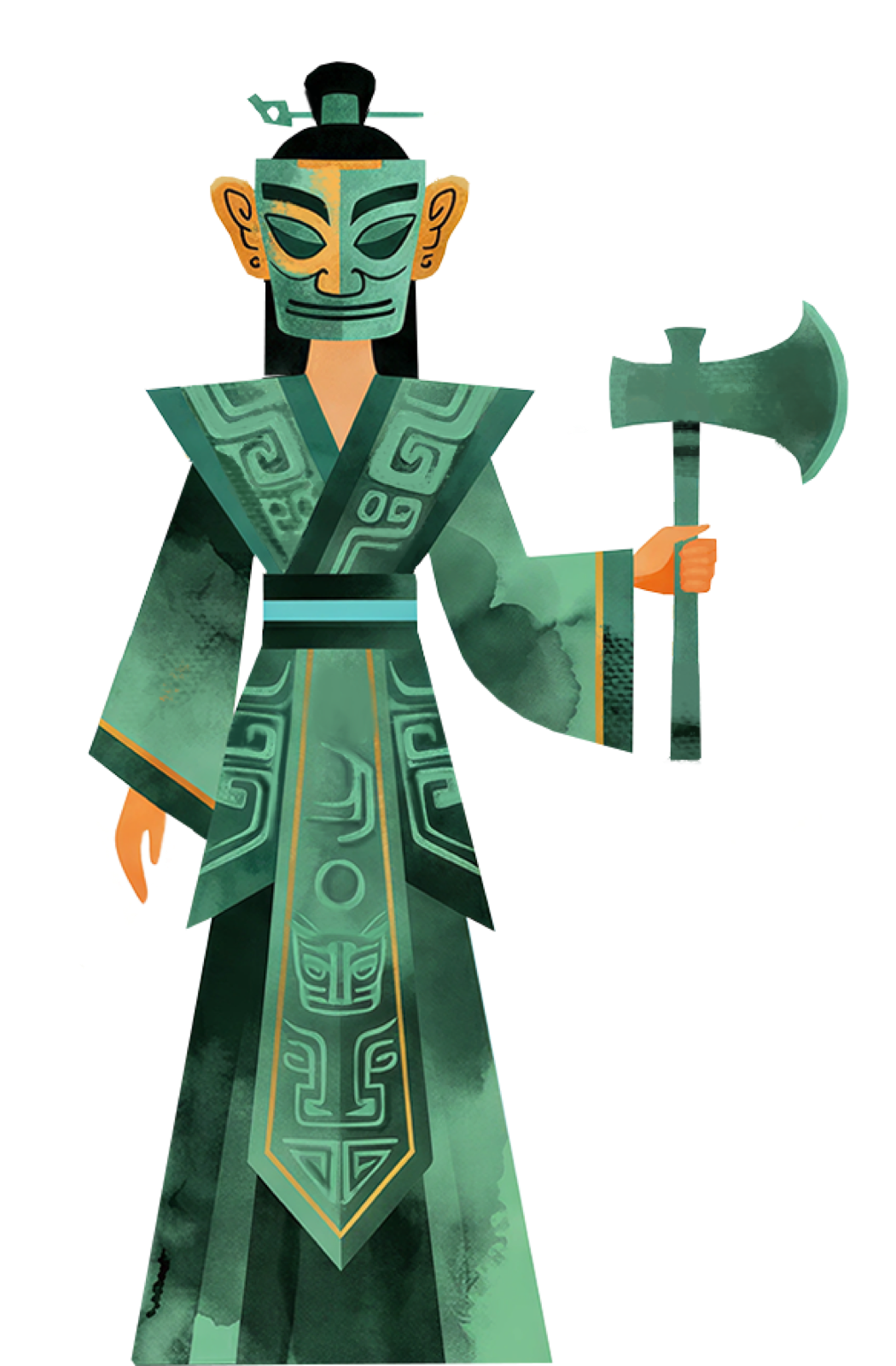 Illustration of Fu Hao